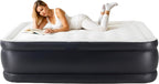 🛏️ Inflatable Mattress with Built-in Pump | Double Height Air Bed | 660 lbs Support