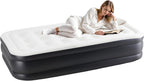 🛏️ Inflatable Mattress with Built-in Pump | Double Height Air Bed | 660 lbs Support
