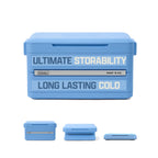 64-Can Collapsible Hard-Sided Cooler - 48H Ice Retention & Space-Saving Design