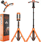 3200LM Portable Camping Light with Tripod - 10,000mAh Rechargeable